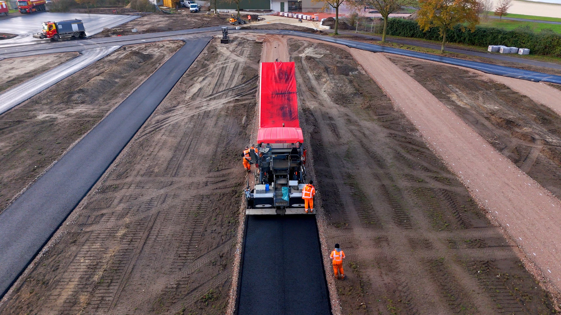 Asfaltering parkeerplaats Drakenrijk